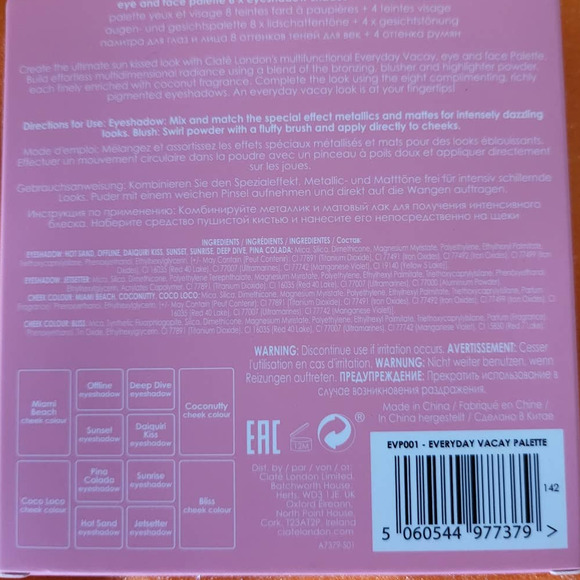 Ciate Everyday Vacay Face and Eye Palette - Picture 3 of 3